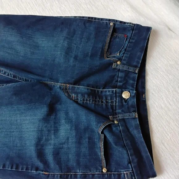 Seven7 Dark Blue Skinny Jeans - Picture 2 of 9